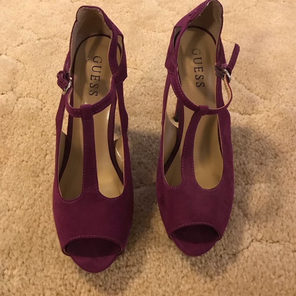 Purple Guess Heels